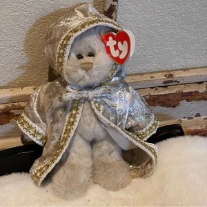 Vintage 1993 Rare Ty "Gwyndolyn" Beanie Baby Bear All That Glitters with tags